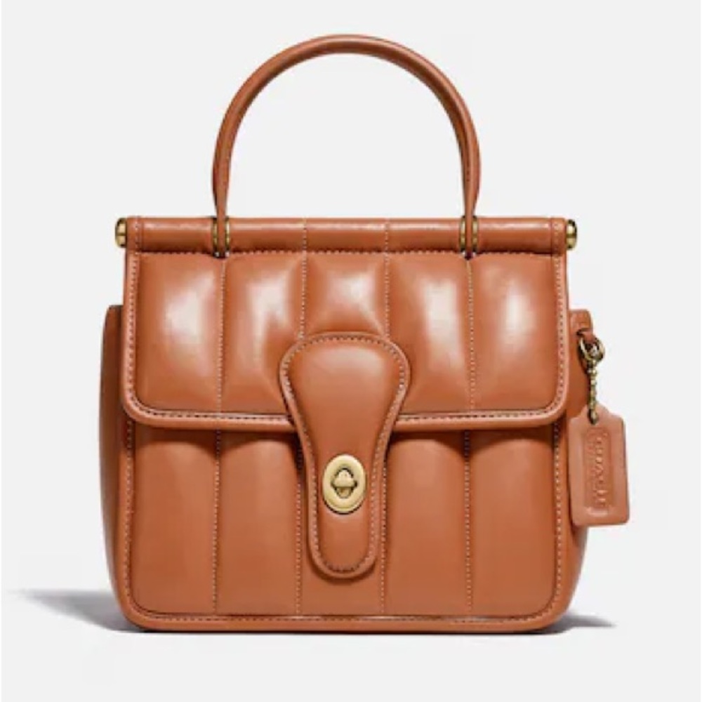 SOLD: Coach Willis Top Handle 18 With Quilting
